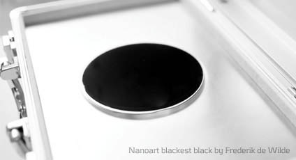 “Nano art blackest black” from Frederik de Wilde